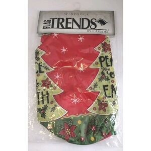 NEW Flag Trends By Carson Windsock -Christmas Peace‎ 5.5x40 Christmas Holiday